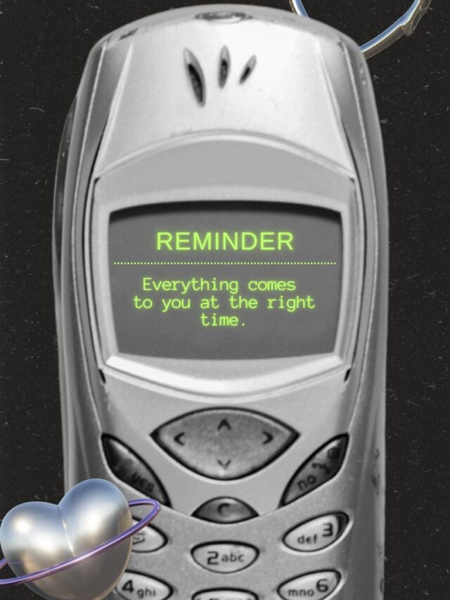 Text from the Universe: Wait for the Right Moment